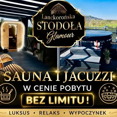 Villa Lanckoronska Stodola Glamour-prywatne Spa,balia I Sauna